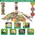 3 Chinchilla, KATUMO Rabbit Chew Toys with Types of Strung Hanging Toys, Natural Bunny Teeth Care Chew Kit Apple Wood
