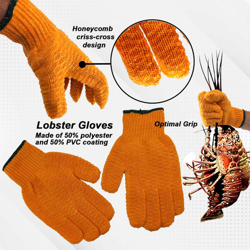 Ultimate Lobster Catching Kit for Snorkeling & Scuba Diving - Net, Tickle Stick, Gauge & Bag Included