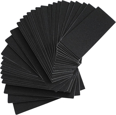 Pajean 24 Pcs Black Fingerboard Foam Grip Tape 110 x 38 x