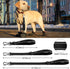Short Dog Leash 2 ft, 24 Inches Traffic Leashes for Dogs, Heavy Duty Nylon Reflective Lead with Padded Handle