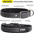 Fida Heavy Duty Dog Collar, Ultra Comfortable Soft Neoprene Padded, Adjustable Reflective Nylon Collar for Medium