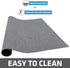 Drymate Dog Crate Mat Liner, Waterproof, Non-Slip, Washable Puppy Pee Pad for Kennel Training - 29"x50" (LGrey)