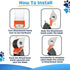 50MM or 2" Animal Clipper Guard Attachment - Not Compatible with 5-in-1 Blade, Snap-On/Off Guard Combs for Grooming.