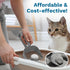 SCRAPE 'N' SCOOP Cat Litter Clump Remover - 2 in 1 Litter Box Scooper & Scraper for Pet Accessories