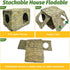 Cozy Chinchilla Hamiledyi Large Rabbit Grass House Hand Woven Natural Bunny Hut Foldable Play Bed Safe Hideaway Hay Mat