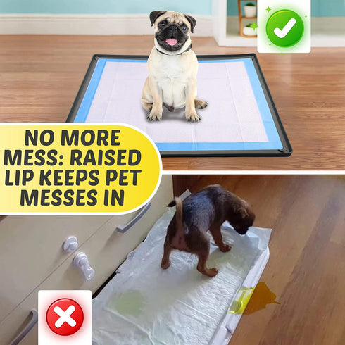 36 36 Inches, TidyFriend Pee Pad Holder Tray x Puppy Pad Holder, Easy to Clean and Store Pee Pad Holder for Dogs