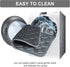 Dog Crate Mats, Soft Washable Kennel Pads with Anti-Slip Bottom for Large Medium Dogs, 35x22, Grey