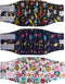 CuteBone Dog Diapers Male: Washable Belly Band for Male Dogs, Black, 3pcs a Pack DM54M