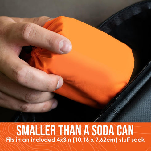 Go Time Gear Life Bivy Emergency Survival Sleeping Bag - Use as Mylar Emergency Blanket, Thermal Bivy Sack