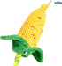 Corn Cob Tug Rope Dog Toy - Squeaky Gift for Puppy Birthday - Funny Cute Toys for Small to Medium - Durable
