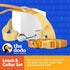 The Dodo All Nylon Yellow Collar and Leash Set, Small, Waterproof Matching Set for Beach Day or Lake Trips