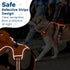 Funfox Dog Harness No Pull - Adjustable Pet Vest Harness for Small Dogs, Super Soft Material with Reflective Features