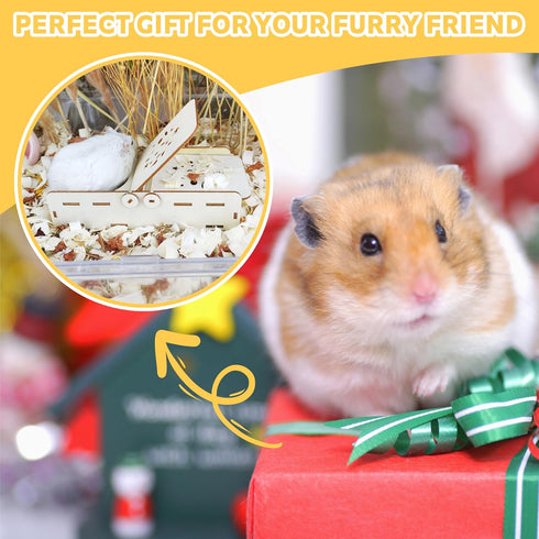Hamsters,Chinchillas,Rats Big+Spring+Sales,Hamsters Foraging Toys, Small Animals Hide Treats Foraging Puzzle