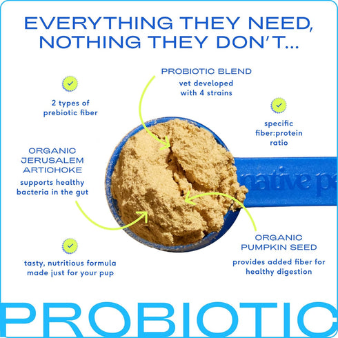 Native Pet Probiotic for Dogs - Vet Created Probiotic Powder for Digestive Issues, 232 Gram
