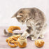Bread Catnip Toys - Indoor Interactive Chew Bite Kick Toy Set, 6 Pack Plush Catmint Birthday Presents