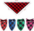 Promoted to Big Sister Red Plaid Dog Bandana, Gender Reveal Photo Prop for Pet Scarves