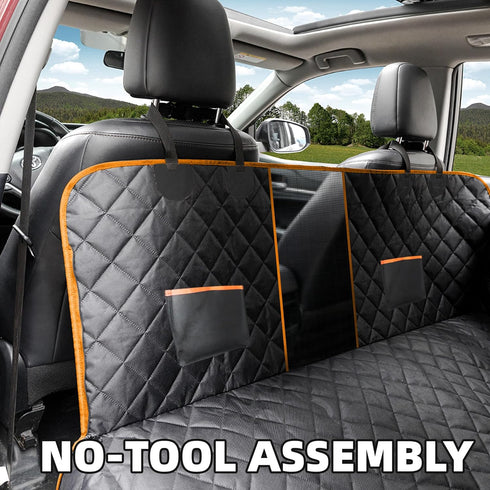 Smouatou Hammock,Suitable Dog Car Seat Cover for Back Seat, Sturdy Backseat Extender for Dogs,New Scratch Resistant
