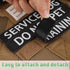 6-Pack Service Dog Patches, Removable Do Not Pet Patch for Harness Vest or Collar