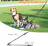 Taglory Double Dog Leash – Reflective Rope, No Tangle, Double Leash for Two Dogs, Puppy Small Medium Breeds, Black