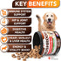 170 Immunity Turkey Tail Mushroom for Dogs - Chews - Mushroom Supplement for Dogs - Lions Mane - Reishi - Support