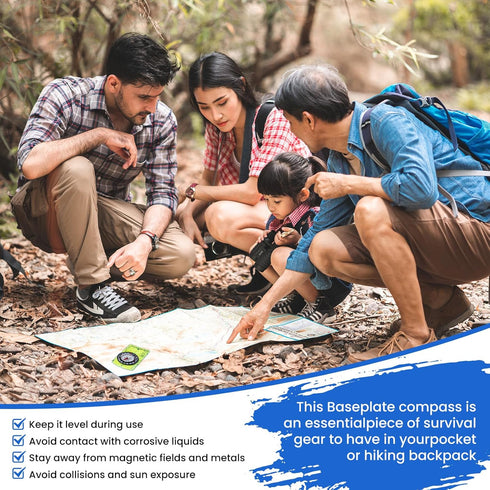 Trcosenp Backpacking, Orienteering Compass, Hiking Survival Compas, Compasses Kids for Magnetic Camping Compas Small