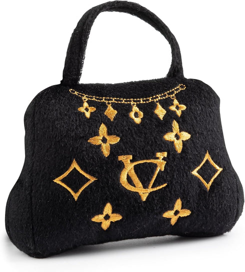 Dog Diggin Designs Runway Pup Collection | Unique Plush Squeaky Parody Dog Toys – Haute Couture Purses & Handbags