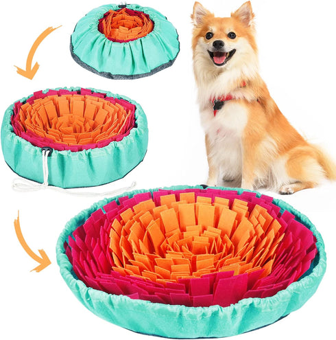 Vivifying Snuffle Mat for Dogs, Interactive Sniff Mat for Slow Eating and Mental Stimulation