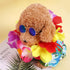 3 Pieces Pet Dog Hawaiian Costume, Summer Shirts for Small Medium Dogs with Funny Sunglasses