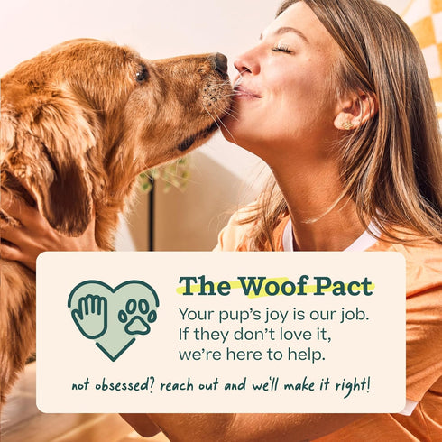 36 2 Pack WOOF - Bite n' Brush Refills Treats for the Dog Toothbrush Toy - Scrub Plaque and Tartar from Your Dog's