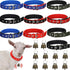 10 Sets Goat Collars with Bells, Adjustable Sheep Collar with Copper Bronze Bells for Small Animals, Farm Animal