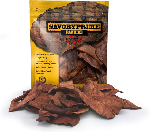 Savory Prime 1-Pound Rawhide Chips Beef
