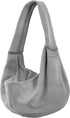 Ultra Breathable Dog Carrier Sling, Reversible Puppy Carrier Purse with Storage Pocket for Small Dogs and Cats (Gray)
