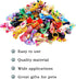 PET SHOW 300pcs Small Dog Hair Bows with Rubber Bands, Bulk Bowknot for Grooming