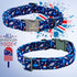 Lionheart Glory American Flag Dog Bow Collar, Heavy Duty Adjustable Patriotic Collar for Small Dogs