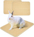 2Pcs Bunny Scratch Pads, Sisal Rabbit Scratching Pad,Natural Cat Resting Mats for