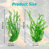 Hamiledyi Aquarium Plastic Plants Tall 23 Inches Fish Tank Decorations, Fish Tank Plants Artificial Green Water Plants Grass Cluster Aquarium Décor Soft Plastic Fake Aquarium Artificial Plants 2 PCS