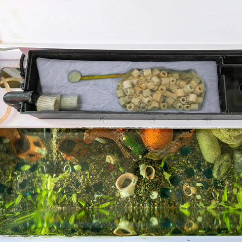 Hemobllo Aquarium Filter Media Filter Pad, Biochemical Cotton Foam Sponge Roll for Fish Tank Cleaning