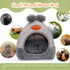 YUEPET Bunny Bed Warm Guinea Pig Cave Beds, Cute Bowknot House, Big Hideouts Cage Accessory for Dwarf Rabbits, Hamster,
