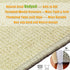 Cat Scratcher Mat, 23.6x15.7” Natural Sisal Scratching Mat with Velcro Tape, Stick on Floor and Wall, Protect Carpet