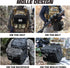 Jueachy Molle Large Tactical Pouch, Expandable Admin Bag for Medical Tool Accessories