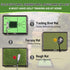 Fanshaw 16"x12" Golf Hitting Mat, Swing Path Feedback Golf Training Mat, Extra Replaceable Practice Mat, Indoor Outdoor
