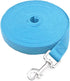 SALO Nylon Training Dog Leash, 20ft Sky Blue, 1 Inch Wide for Small Medium Large Dogs, Obedience Training
