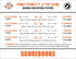 Perfect Strike Baseball Scorebook with Rules and Scoring Instructions, Heavy Duty for Youth or Adult Baseball and
