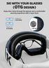 OTG Ski Goggles - Interchangeable Magnetic Lens Anti Fog Snowboard Goggles for Adult Women Men Youth