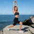 2 Pack Racerback Sports Bras - Padded Yoga Workout Tops with Mesh Panel