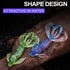 BAIMOQI 10PCS Realistic Shrimp Lures Flexible Construction Rhythm Meditative for Attraction