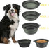 Collapsible Dog Bowls - 2-Pack Foldable Expandable Cup Dish for Pet Cat Hiking Food & Water Feeding