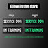 4 PCS Tactical Dog Patches with Hook Backing, Reflective SERVICE DOG and IN TRAINING Tags