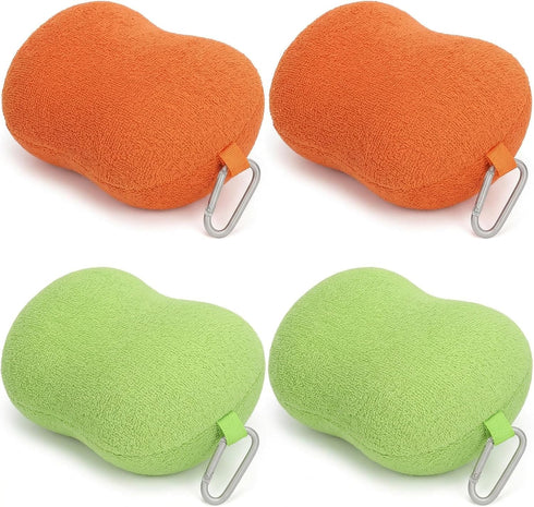 Acellegic 4 Pcs Kayak Sponge Kayaking Water Absorbing Bilge Sponges Dual Color Kayak