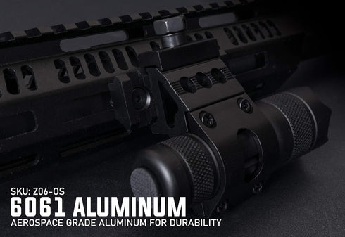 Monstrum Tactical 1" Offset Picatinny Rail Mount for Flashlights